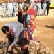 The religious ceremony at Gansu province.